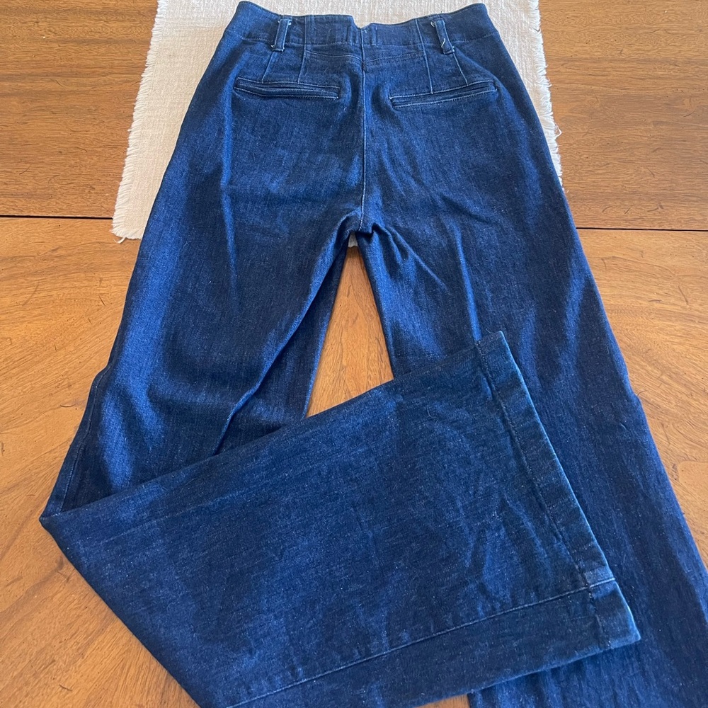 Maeve by Anthropologie flare blue jeans, size 24 - Picture 6 of 8